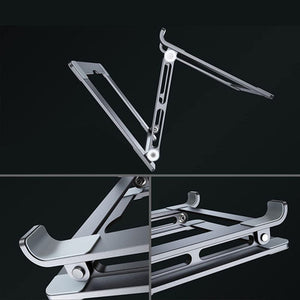 Tech-Protect ULS400 universal foldable stand for laptops up to 17" - silver