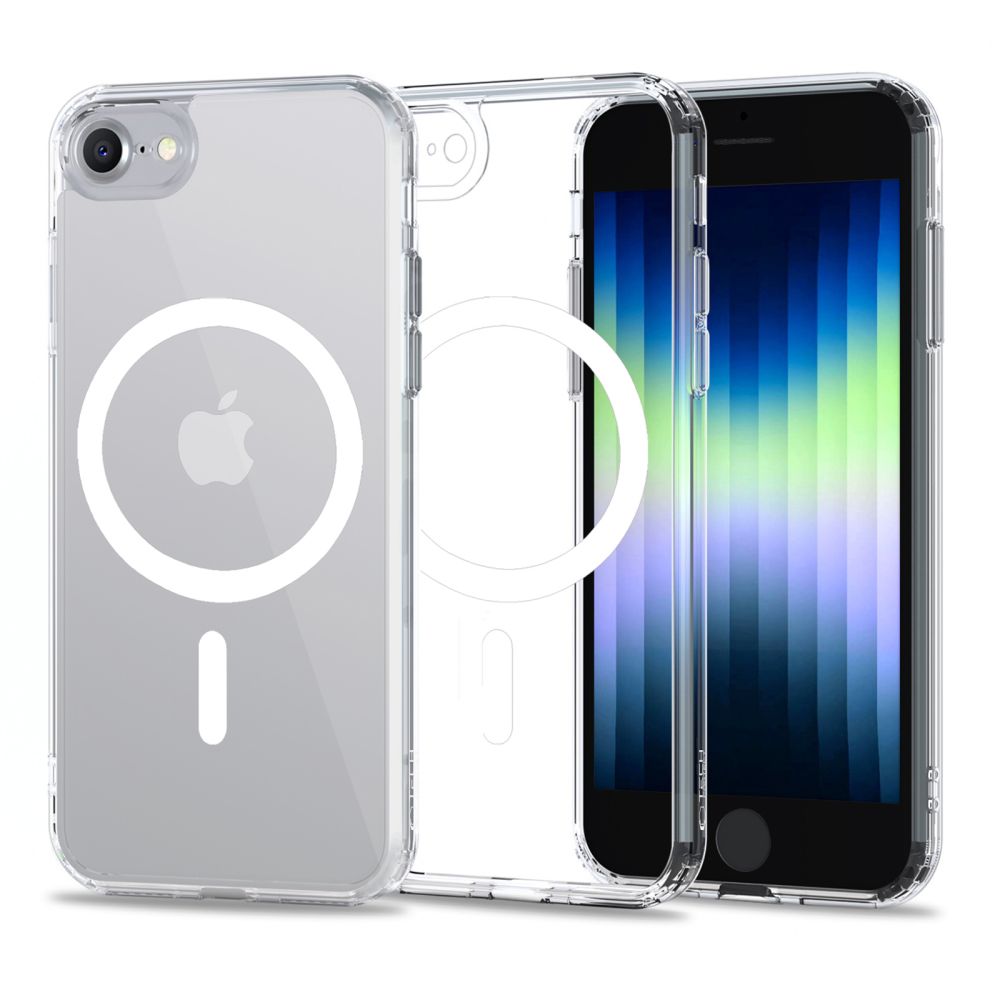 „Tech-Protect MagMat MagSafe“ dėklas, skirtas „iPhone 7 / 8 / SE 2020 / 2022“ – skaidrus