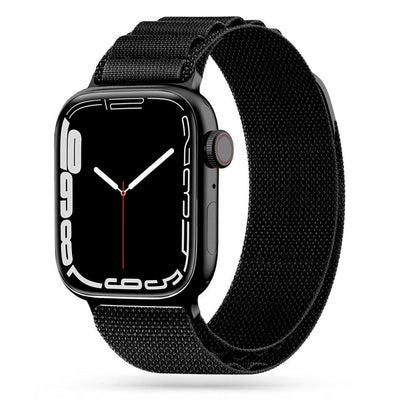 Tech-Protect Nylon Pro Strap for Apple Watch 4 / 5 / 6 / 7 / 8 / 9 / SE / Ultra 1 / 2 (42/44/45/49 mm) - Black