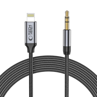 Tech-Protect UltraBoost audio Lightning / mini jack 3.5mm cable 1m - black