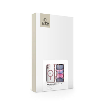 Tech-Protect MagShine Line MagSafe iPhone 11 Case - Pink