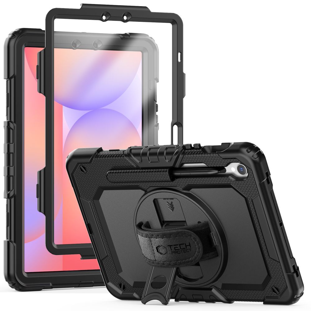 Tech-Protect Solid360 Case for Samsung Galaxy Tab S9 FE 10.9" X510 / X516B - Black