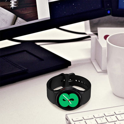 Tech-Protect Silicone Strap for Samsung Galaxy Watch 4 / 5 / 5 Pro / 6 / 7 / FE - Black