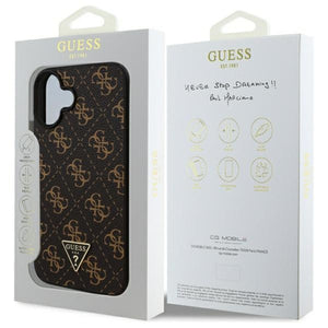 Guess New 4G Triangle Case for iPhone 16 6.1" - Black
