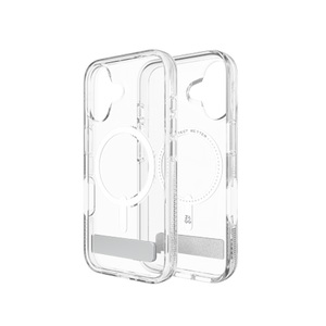 ZAGG Crystal Palace Snap Kickstand MagSafe Case for iPhone 16 - Clear