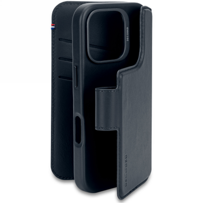 Decoded Leather Detachable Wallet MagSafe Case with Wallet for iPhone 16 Pro - Blue