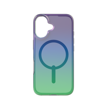 ZAGG Milan Snap Case with MagSafe for iPhone 16 - Green/Purple