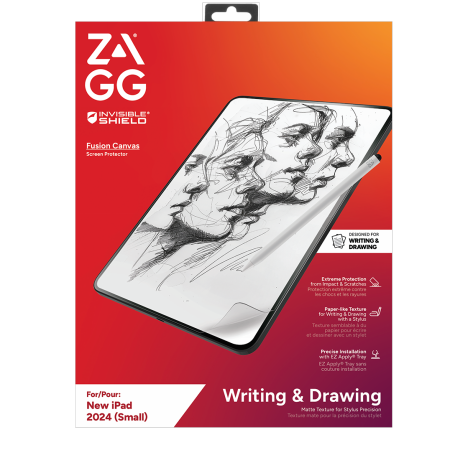 ZAGG InvisibleShield Fusion Canvas antibakterinė apsauginė plėvelė, imituojanti popierių, skirta iPad Pro 11" 2024