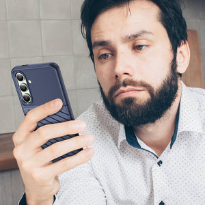 Thunder Case for Samsung Galaxy S24 FE silicone armor cover - blue