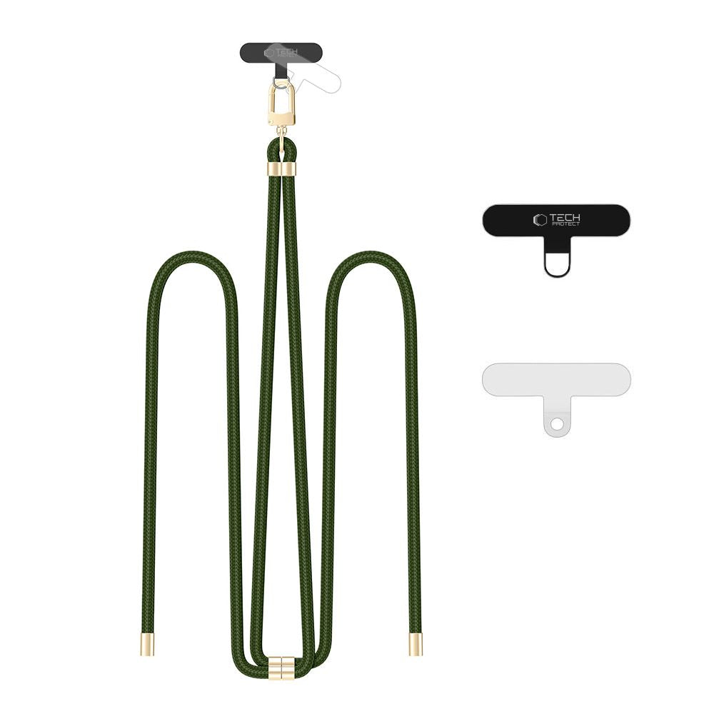 „Tech-Protect C7S“ virvinis pavadėlis per petį – alyvuogių spalvos
