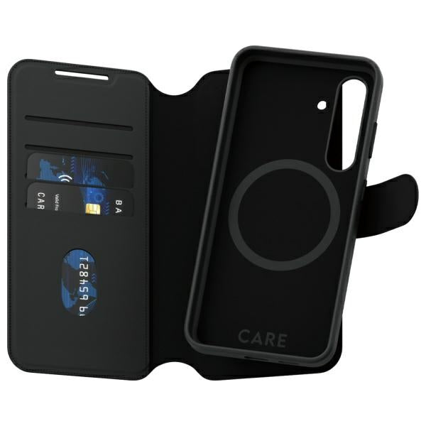 CARE by PanzerGlass Feature Tango 2in1 Wallet Case for Samsung Galaxy S24+ - Black