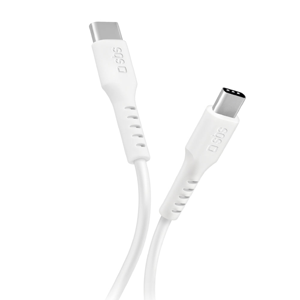 SBS TECABLETCC10W USB-C Cable - USB-C Power Delivery 25W 1 m - white
