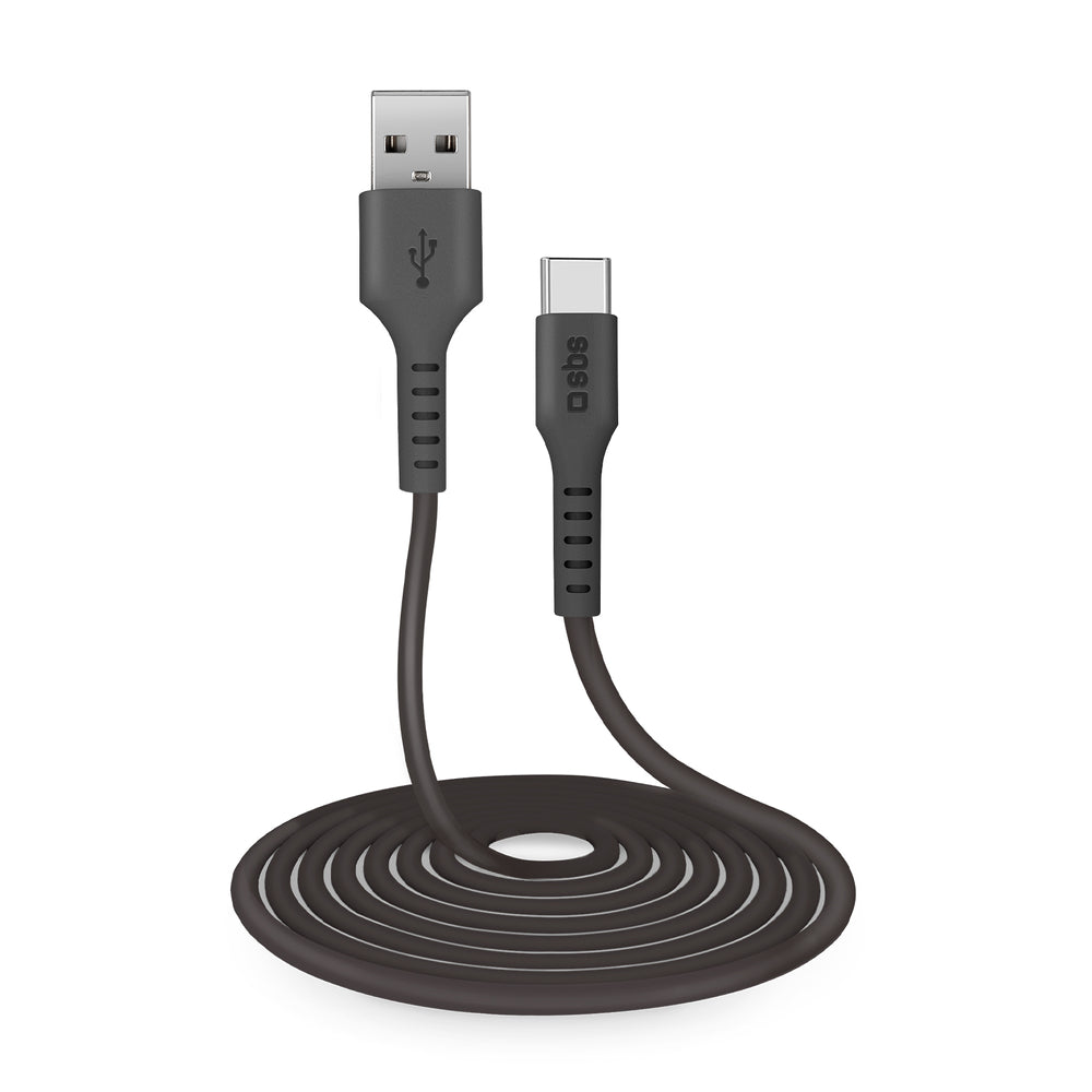 SBS TECABLETC3MTK USB-A - USB-C Cable 3m - Black