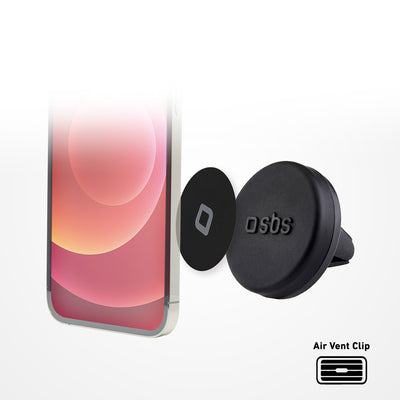 SBS TESUPPUNIVAIRMAG smartphone holder magnetic, for air vent - black