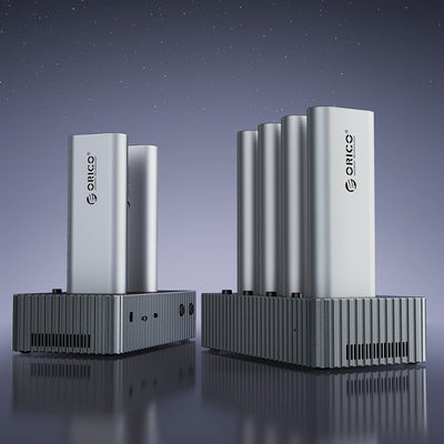 Orico IT48N-C 4-Disk Docking Station with M.2 NVME Clone Function - Gray