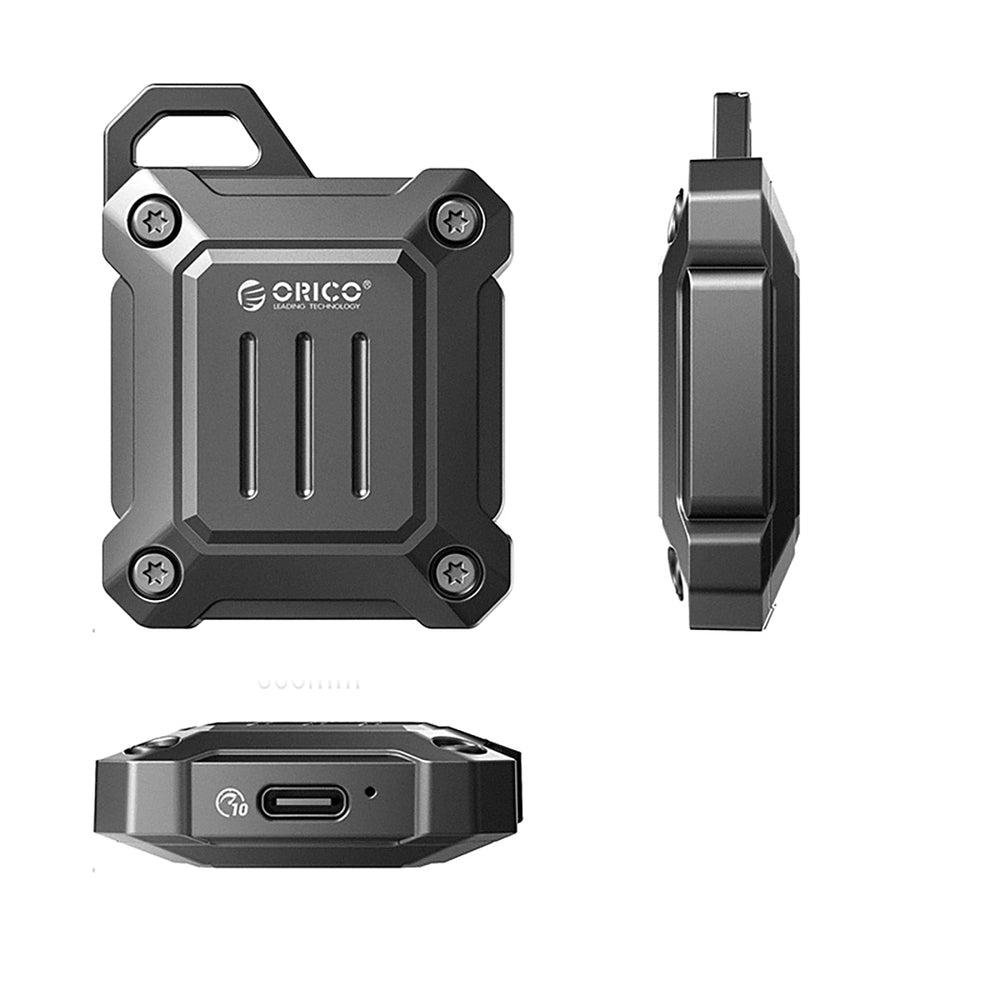 „Orico XAM2 M.2 2230 USB-C 3.2 Tactical“ sustiprintas disko skyrius – juodas