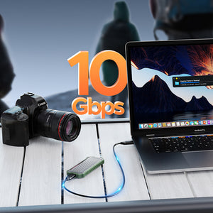 Wzmocniona kieszeń dyskowa Orico OTPX-G2 M.2 NVMe/SATA SSD USB-C 3.2 taktyczna - szaro-zielona