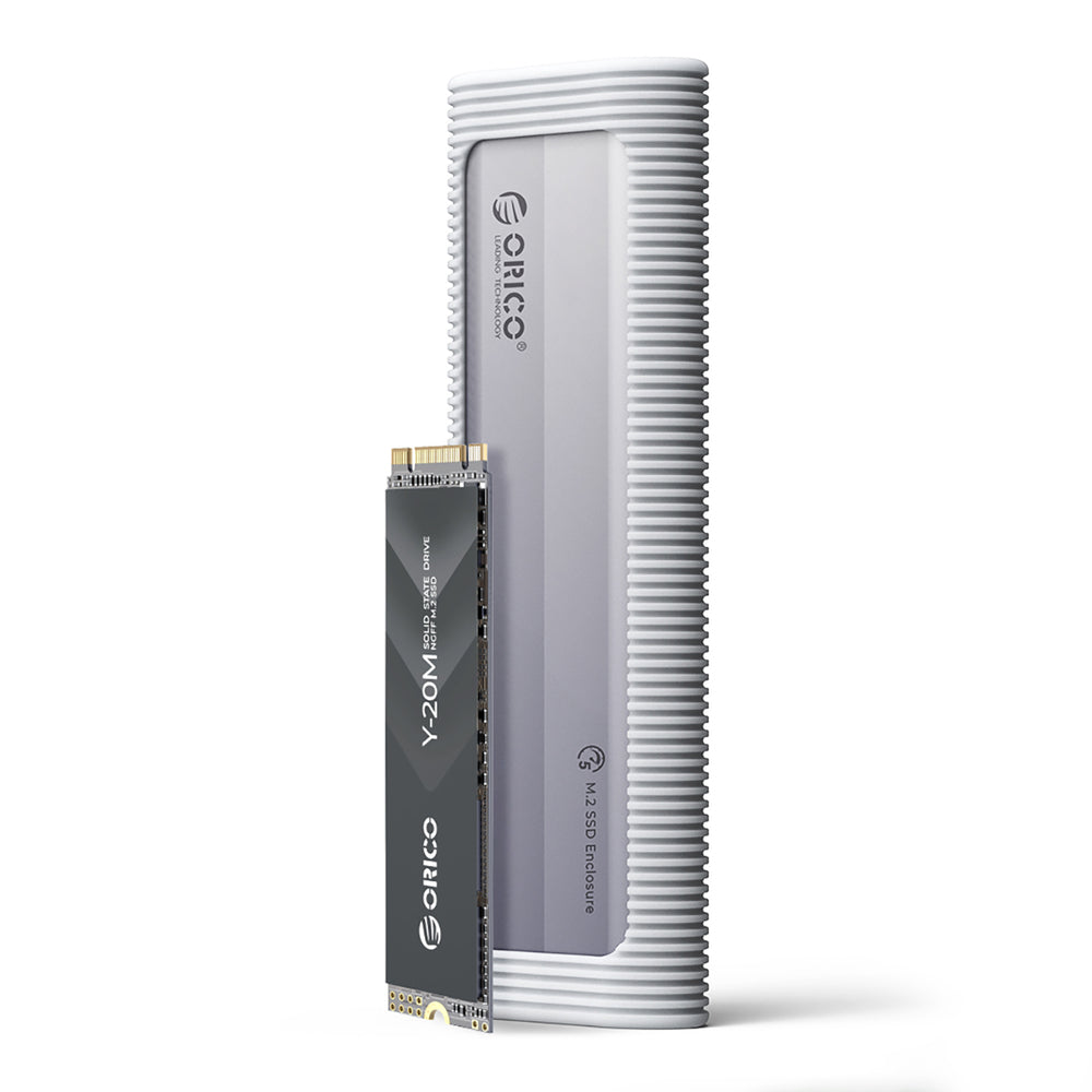„Orico AXM2F-V1 M.2 NGFF USB-C 5Gb/s“ diskas – pilkas