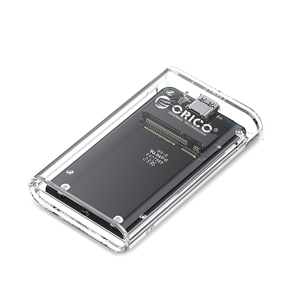 Orico TC10-MS MSATA USB-C 3.2 5Gb/s disko kasetė - permatoma