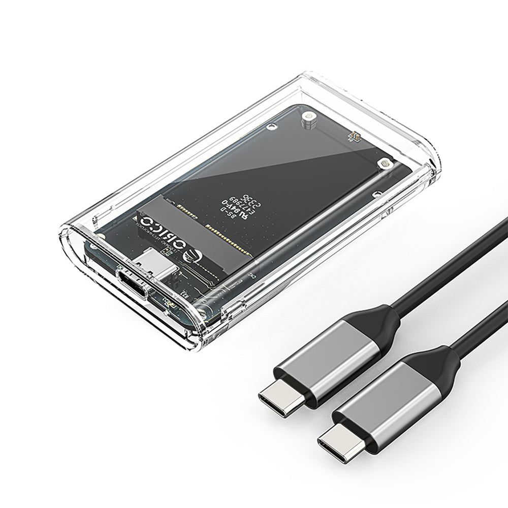 Orico TC10-MS MSATA USB-C 3.2 5Gb/s disko kasetė - permatoma