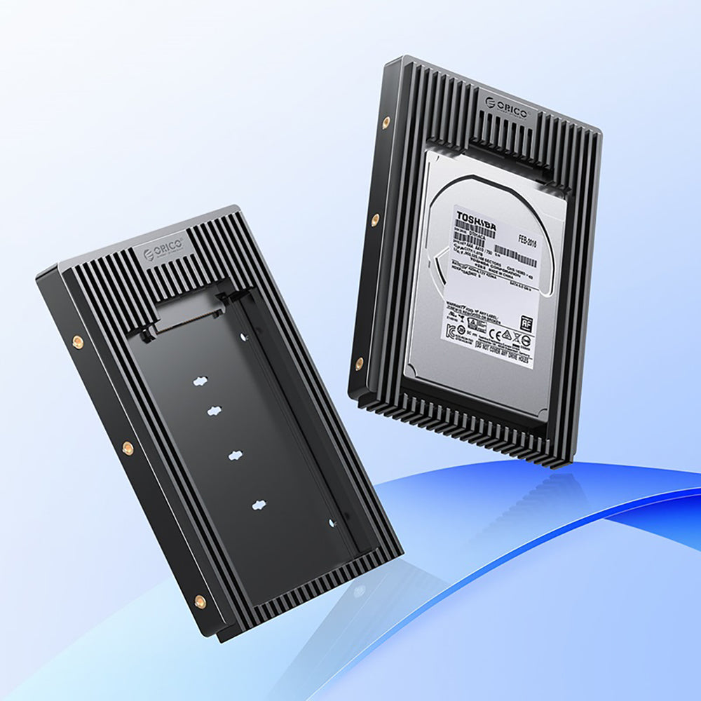 „Orico D2SS-6G“ pavaros adapteris iš 2,5 colio į 3,5 colio – juodas