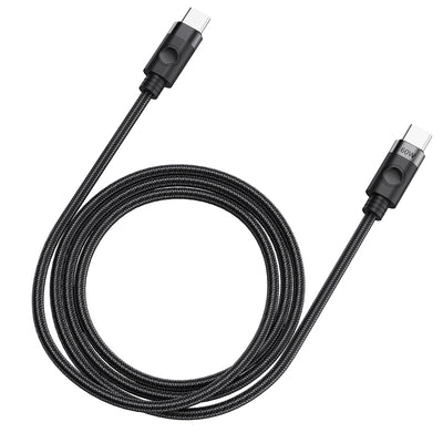 Orico CDX 60W 3A Power Delivery USB-C - USB-C 1m Cable - Black