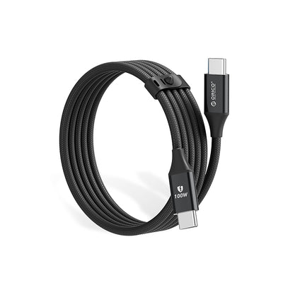 Orico CDX 100W 5A Power Delivery USB-C - USB-C cable 1m - black