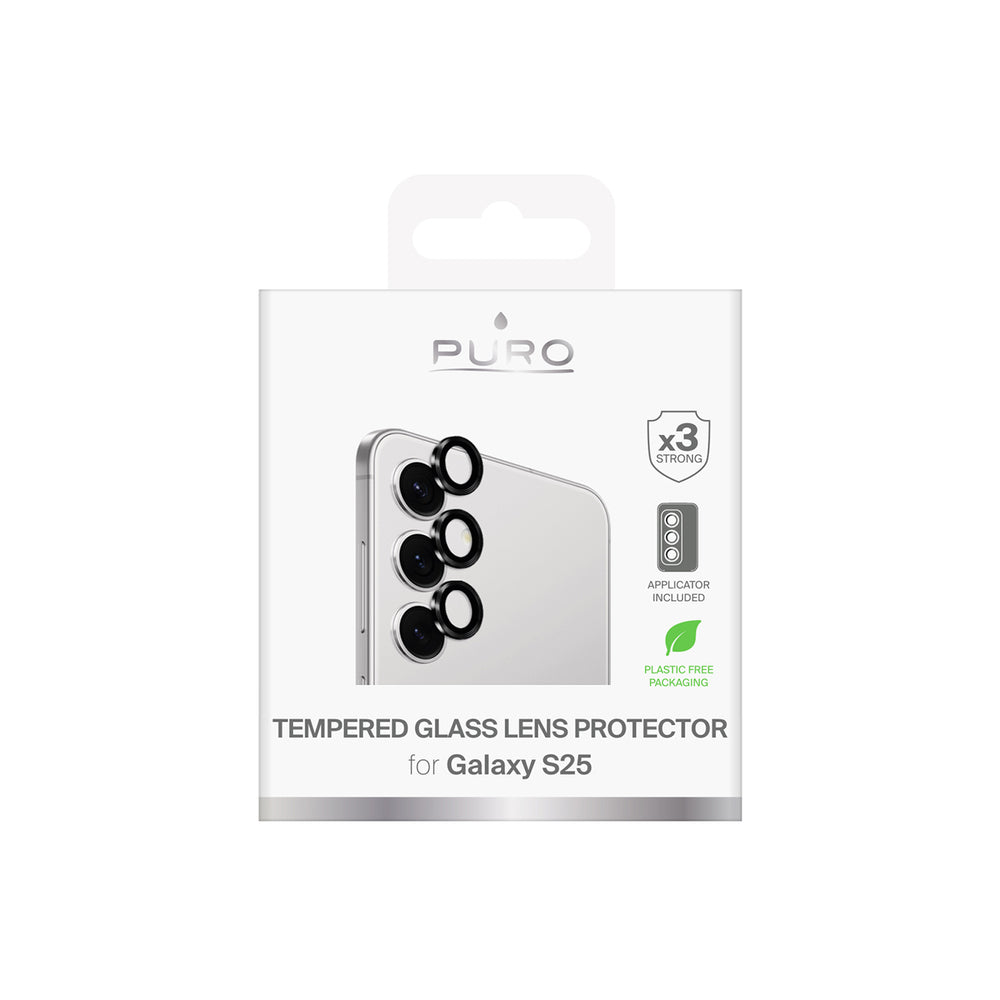 Puro Single Camera Lens Tempered Glass for Samsung Galaxy S25 Camera Lenses