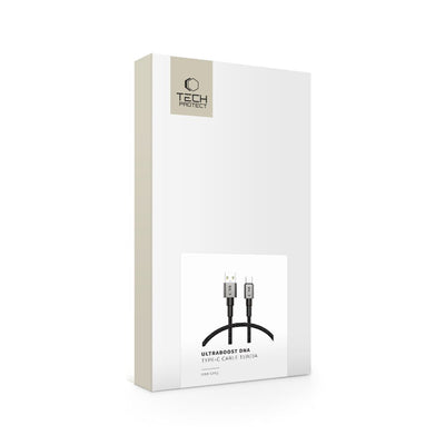 Tech-Protect UltraBoost DNA USB-A / USB-C Cable 15W/3A 25cm - Gray