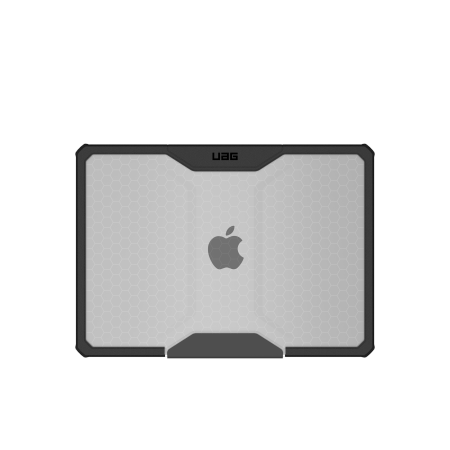 UAG Plyo Case for MacBook Air 13" M2 2022 / M3 2024 - Gray-Black