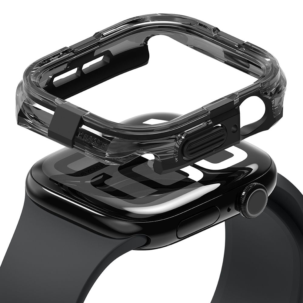 „Ringke Fusion“ buferinis dėklas, skirtas „Apple Watch 10“ (46 mm) – juodas