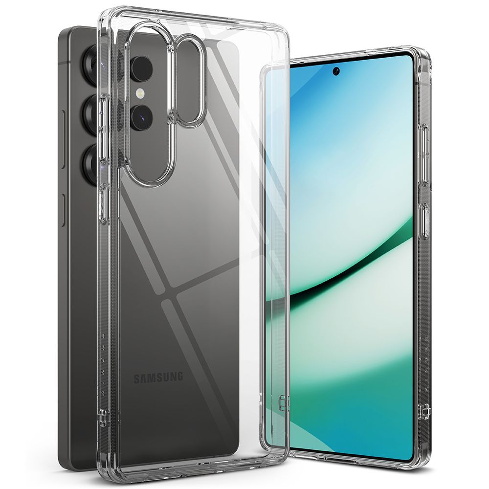 „Ringke Fusion“ dėklas, skirtas „Samsung Galaxy S25 Ultra“ – skaidrus