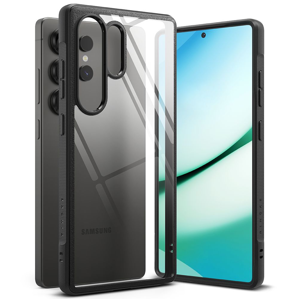 „Ringke Fusion Bold“ dėklas, skirtas „Samsung Galaxy S25 Ultra“ – juodas