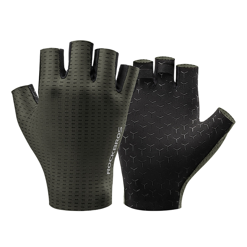 Rockbros Breathable Short Finger Cycling Gloves, Size: S