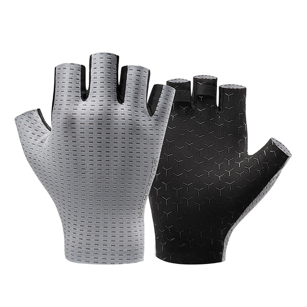 Rockbros Breathable Short Finger Cycling Gloves, Size: XXL