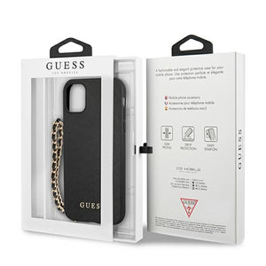 Guess Saffiano Chain case for iPhone 11 6.1" / Xr - black