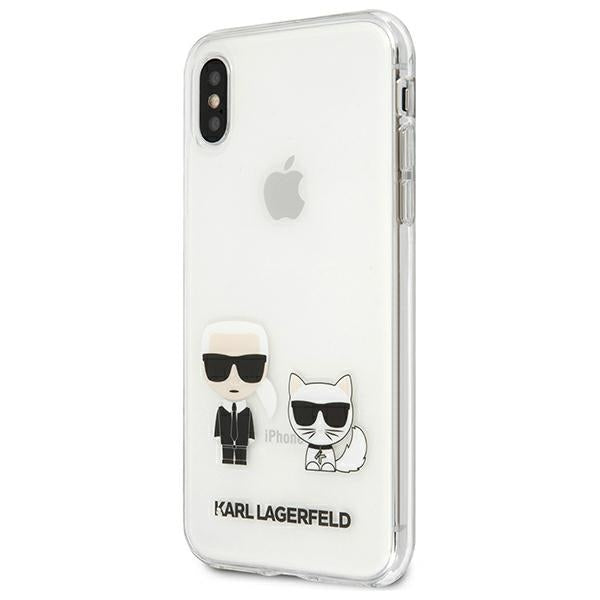 Karl Lagerfeld Karl &amp; Choupette iPhone Xs Max Case - Transparent