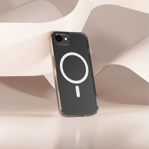 Puro Cover in TPU+PC "LITE MAG" with Magsafe for iPhone 16E, transparent