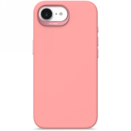 Decoded Silicone Backcover with MagSafe for iPhone 16e - Pink