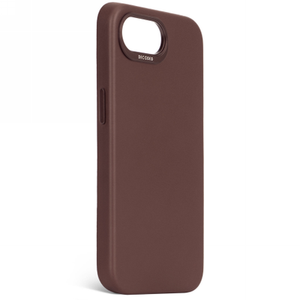 Decoded Silicone Backcover case with MagSafe for iPhone 16e - brown