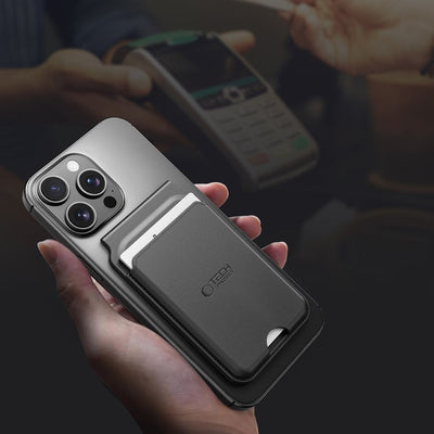 Tech-Protect MagWallet Stand MagSafe Universal Case - Black