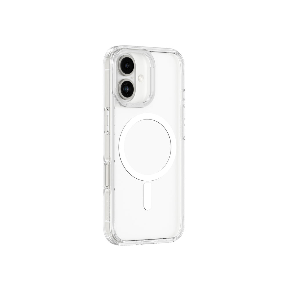 AmazingThing Minimal Mag Case with Magnetic Ring for iPhone 16 - Transparent