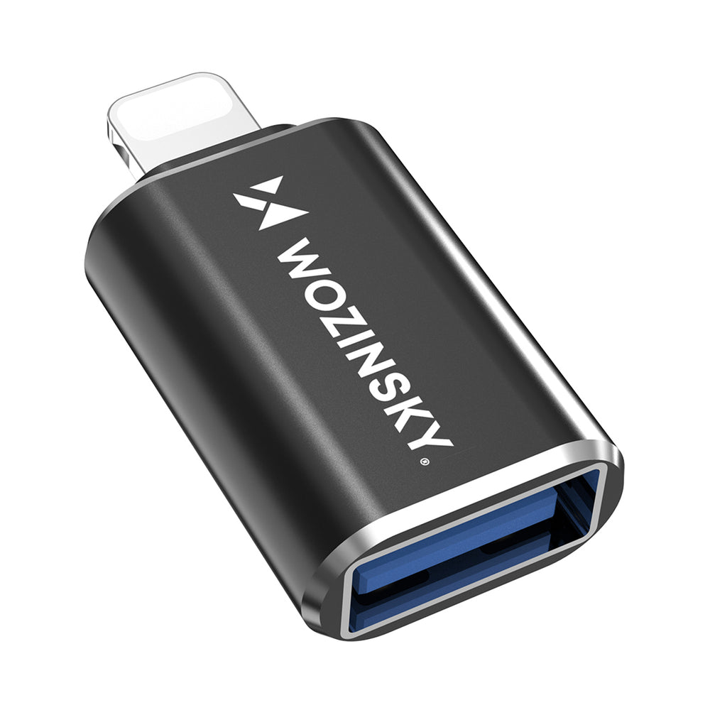Wozinsky WALA-01 Lightning to USB-A OTG Adapter - Black
