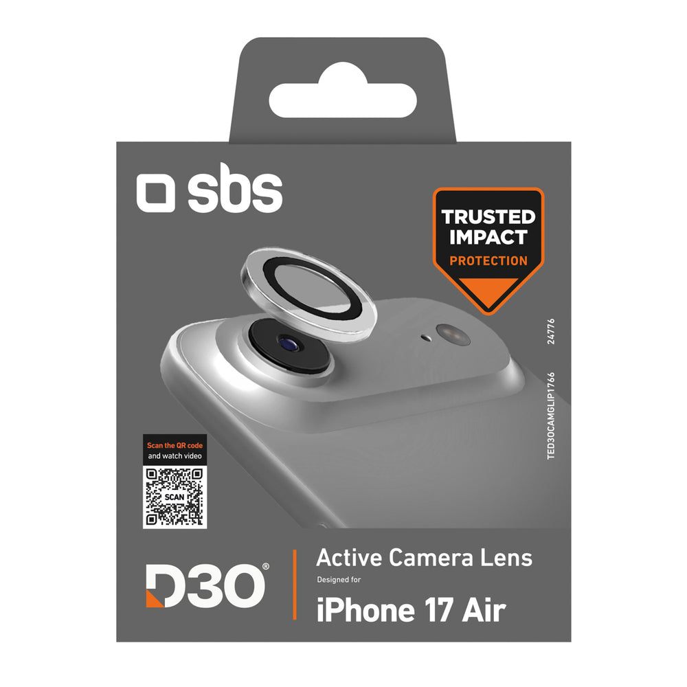 SBS Camera Glass lens protector with D3O technology for iPhone 17 Air