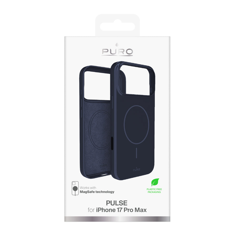 Puro Pulse iPhone 17 Pro Max Polycarbonate Protective Case - Dark Blue