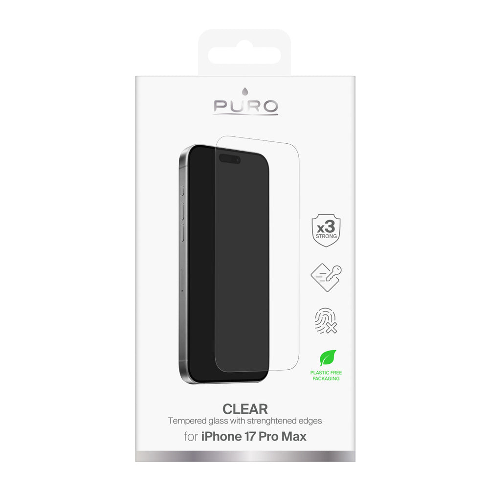 Puro Standard Tempered Glass for iPhone 17 Pro Max