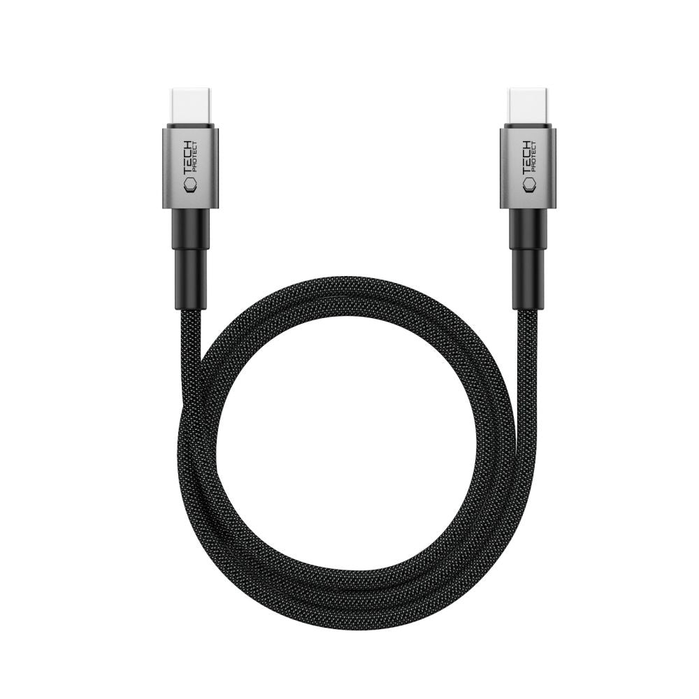 Tech-Protect Ultraboost DNA MagTwist USB-C PD Cable 100W / 5A 200 cm - Gray