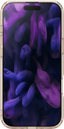 Laut Crystal Fluro MagSafe Case for iPhone Air - Transparent Gold