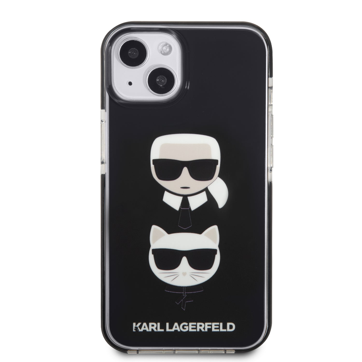 Karl Lagerfeld Karl&amp;Choupette Head Case for iPhone 13 - Black