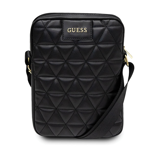 „Guess“ dygsniuotas 10 colių planšetinių kompiuterių krepšys – juodas 